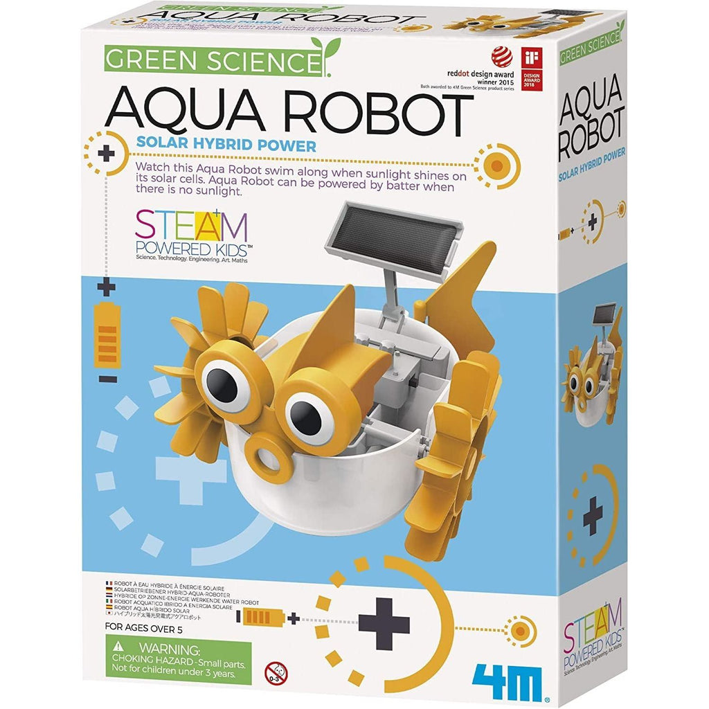 Light Gray 4M Aqua Robot Solar Hybrid Power Toyzoona 4m-aqua-robot-solar-hybrid-power-toyzoona-1.jpg Educational