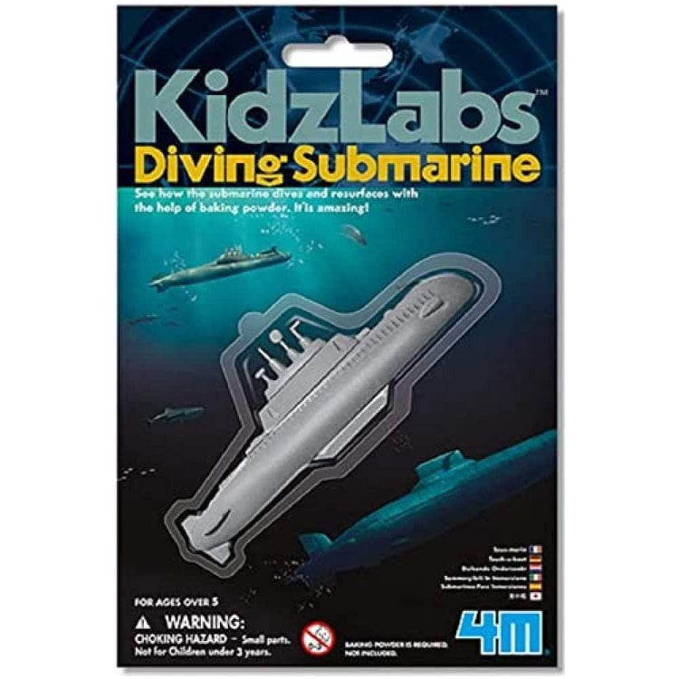 Dark Slate Gray 4M STEM Diving Submarine 03212 – Powered by Curiosity Toyzoona 4m-diving-submarine-03212-toyzoona-1.jpg Educational