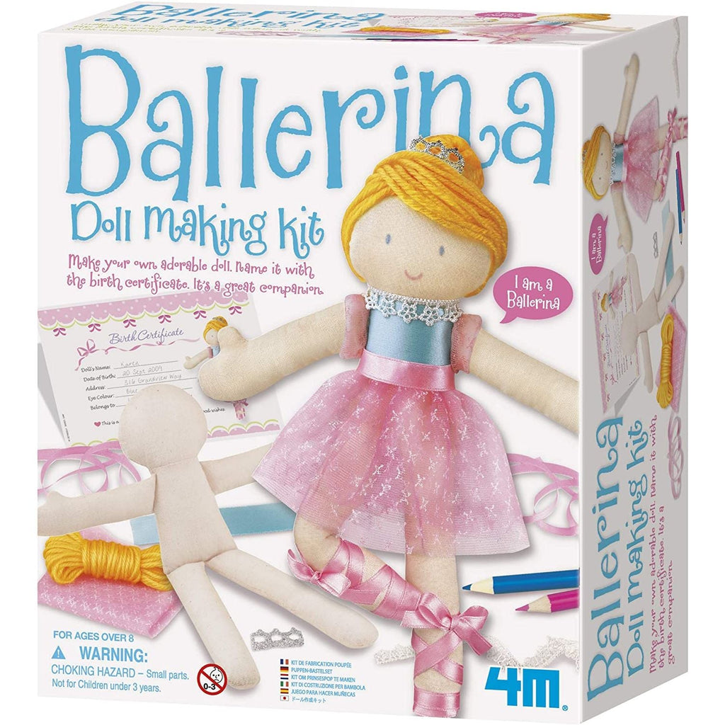Light Gray 4M Doll Making Kit Ballerina 02731 Toyzoona 4m-doll-making-kit-ballerina-02731-toyzoona-1.jpg