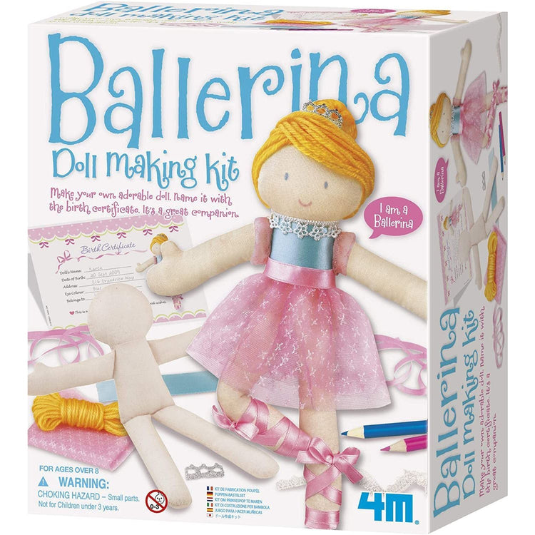 Light Gray 4M STEM Doll Making Kit Ballerina 02731 – Stitch Grace into Play Toyzoona 4m-doll-making-kit-ballerina-02731-toyzoona-1.jpg Educational