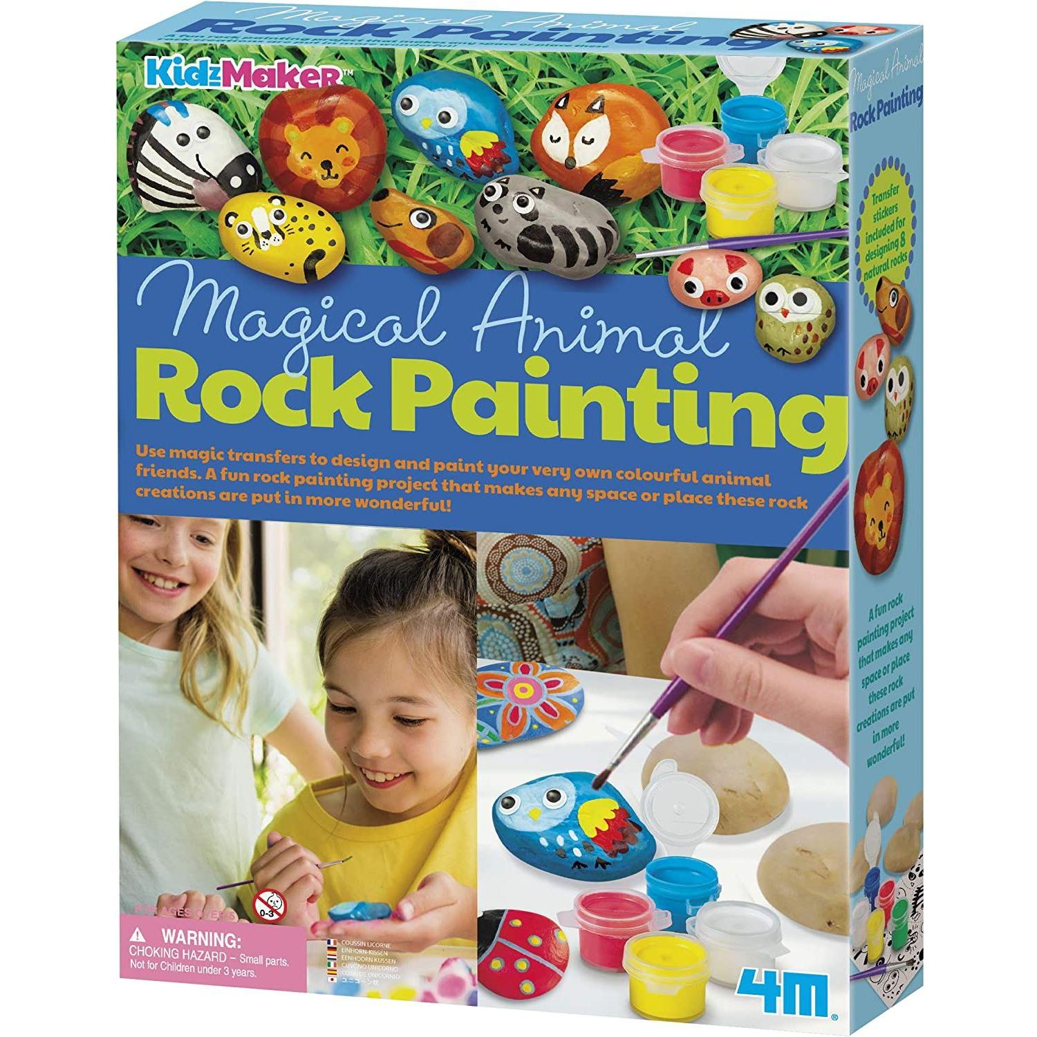 Animal Control Rocks Get 4M Animal Rock Painting Kit for Children
