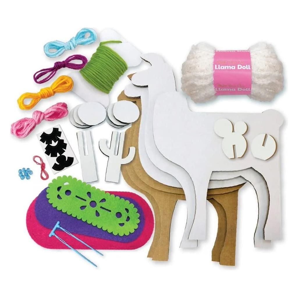 Light Gray 4M Make Your Own Llama Doll 04755 – Stitch Your Snuggly Buddy Toyzoona 4m-make-your-own-llama-doll-04755-toyzoona-2.jpg Educational