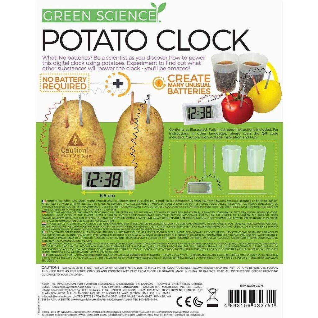 Yellow Green 4M Potato Clock 3275 Toyzoona 4m-potato-clock-3275-toyzoona-3.jpg