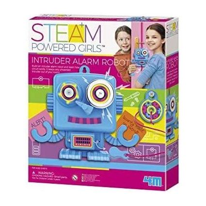 Gray 4M Steam Intruder Alarm Robot – DIY Security That Teaches Toyzoona 4m-steam-intruder-alarm-robot-toyzoona-1.jpg Educational