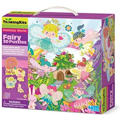Gray 4M Thinking Kits 3D Puzzles Fairy Toyzoona 4m-thinking-kits-3d-puzzles-fairy-toyzoona-1.jpg