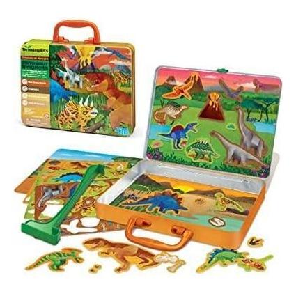 Dark Khaki 4M Thinking Kits Dinosaur Magnets – Ancient Fun That Sticks Toyzoona 4m-thinking-kits-dinosaur-magnets-toyzoona-2.jpg Educational