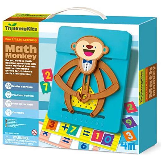 Light Sea Green 4M Thinking Kits Math Monkey Toyzoona 4m-thinking-kits-math-monkey-toyzoona-1.jpg