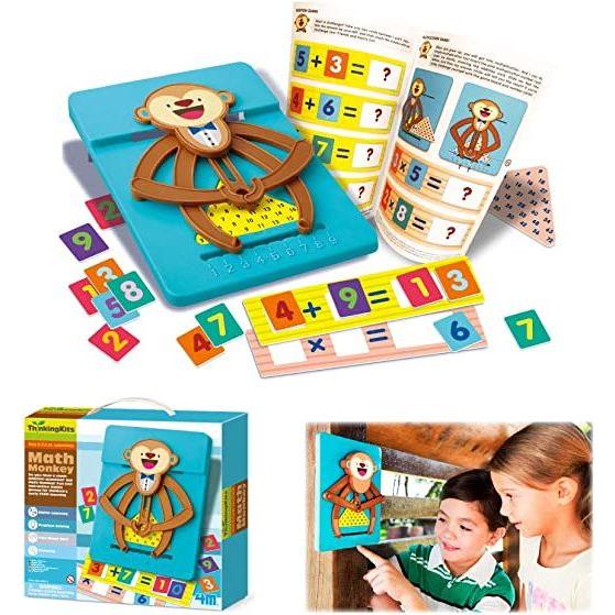 Dark Cyan 4M Thinking Kits Math Monkey Toyzoona 4m-thinking-kits-math-monkey-toyzoona-2.jpg