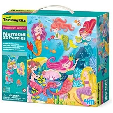 Gray 4M Thinkingkits 3D Puzzles Mermaid Toyzoona 4m-thinkingkits-3d-puzzles-mermaid-toyzoona-1.jpg Educational