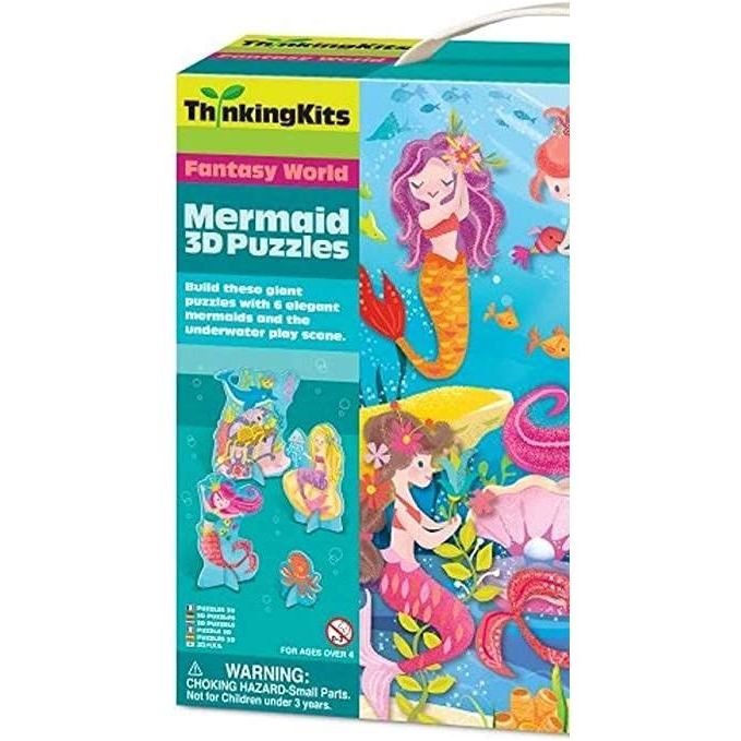 Gray 4M Thinkingkits 3D Puzzles Mermaid – Sea Puzzle Fun Awaits Toyzoona 4m-thinkingkits-3d-puzzles-mermaid-toyzoona-2.jpg Educational