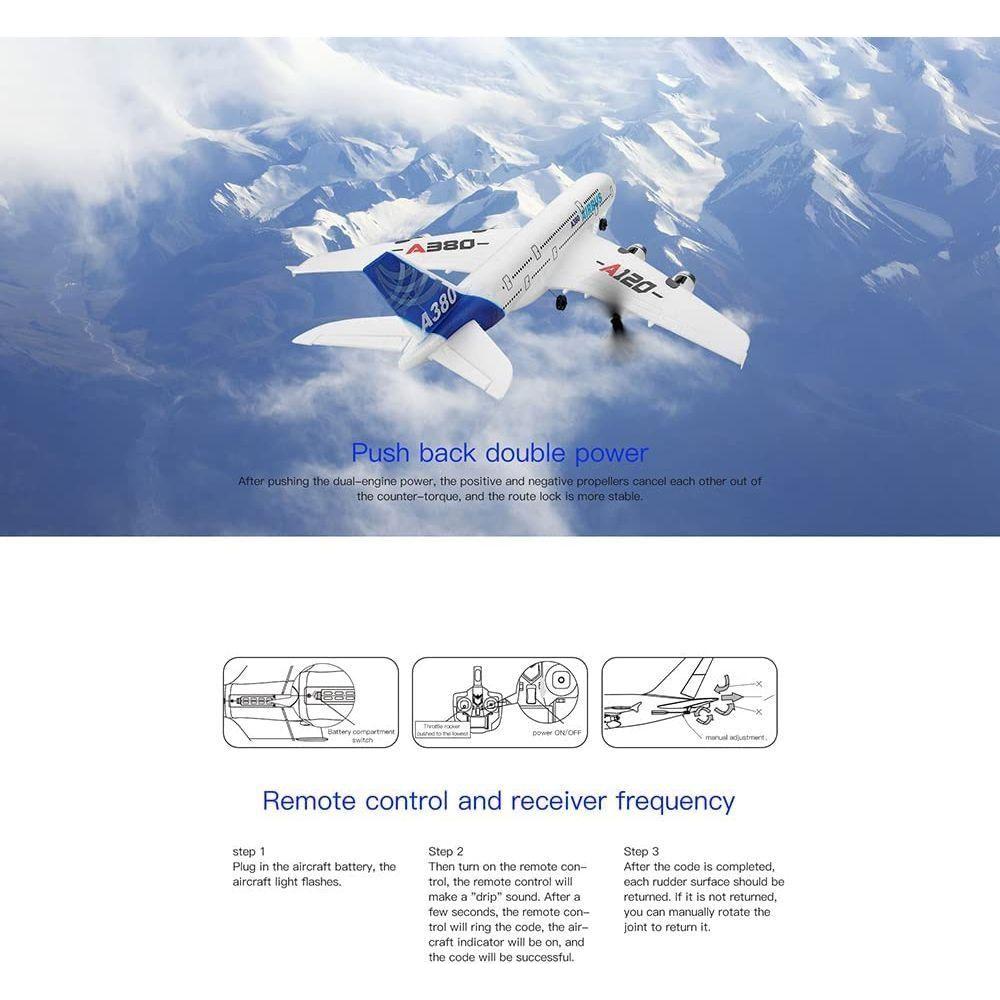Light Slate Gray Airbus A380 Toyzoona airbus-a380-toyzoona-3.jpg Vehicle and Remote Control