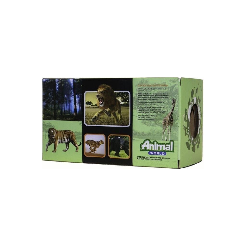 Dark Slate Gray Animals 3Pcs In Box - Wildlife Learning Collection For Kids Toyzoona animals-3pcs-in-box-toyzoona-2.jpg Action Toys