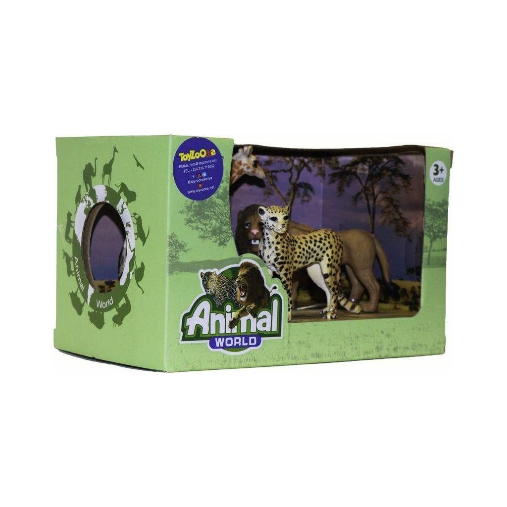 Dark Slate Gray Animals 3Pcs In Box - Wildlife Learning Collection For Kids Toyzoona animals-3pcs-in-box-toyzoona-3.jpg Action Toys