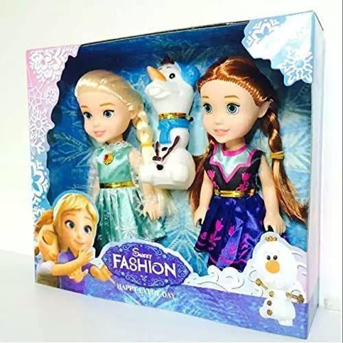 Kenny Anna And Elsa Soft Toys Frozen Dolls Play Elsia And Annia