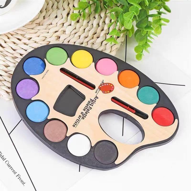 Dim Gray Artist Palette H4P 0A1 Toyzoona artist-palette-h4p-0a1-toyzoona-1.jpg Stationary, Arts and Crafts