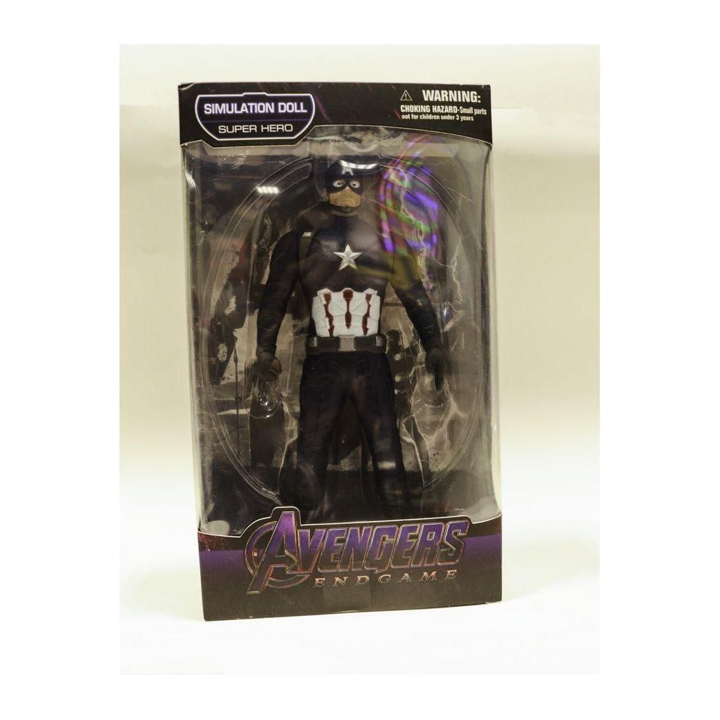Light Gray Avengers 4 Captain America 3351 - First Avenger Hero Figure Toyzoona avengers-4-captain-america-3351-toyzoona-3.jpg Action Toys