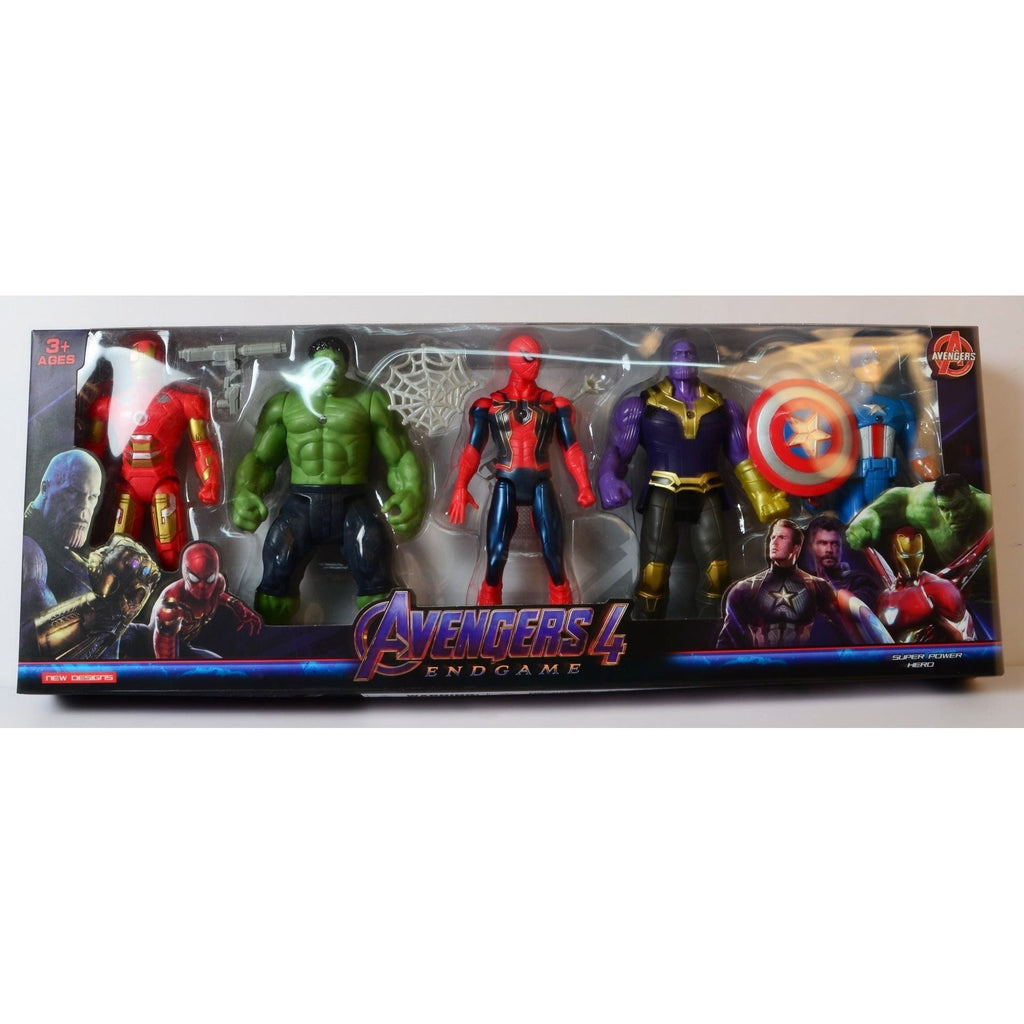 Dark Slate Gray Avengers 5Pcs - Ultimate Superhero Squad Collection Toyzoona avengers-5pcs-toyzoona.jpg Action Toys
