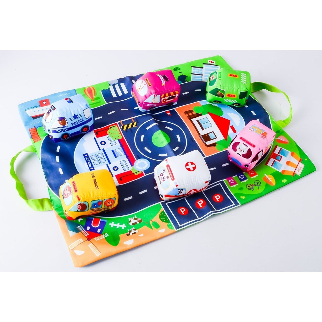 Dark Slate Gray Baby Soft Vehicle Toy Set Toyzoona baby-soft-vehicle-toy-set-toyzoona.jpg Plush