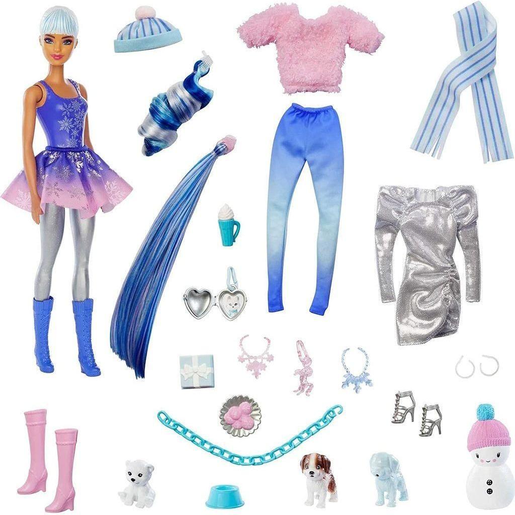 Light Gray Barbie Advent Calender Hbt74 TOYZOONA LIMITED barbie-advent-calender-hbt74-toyzoona-3.jpg Dolls and Playsets