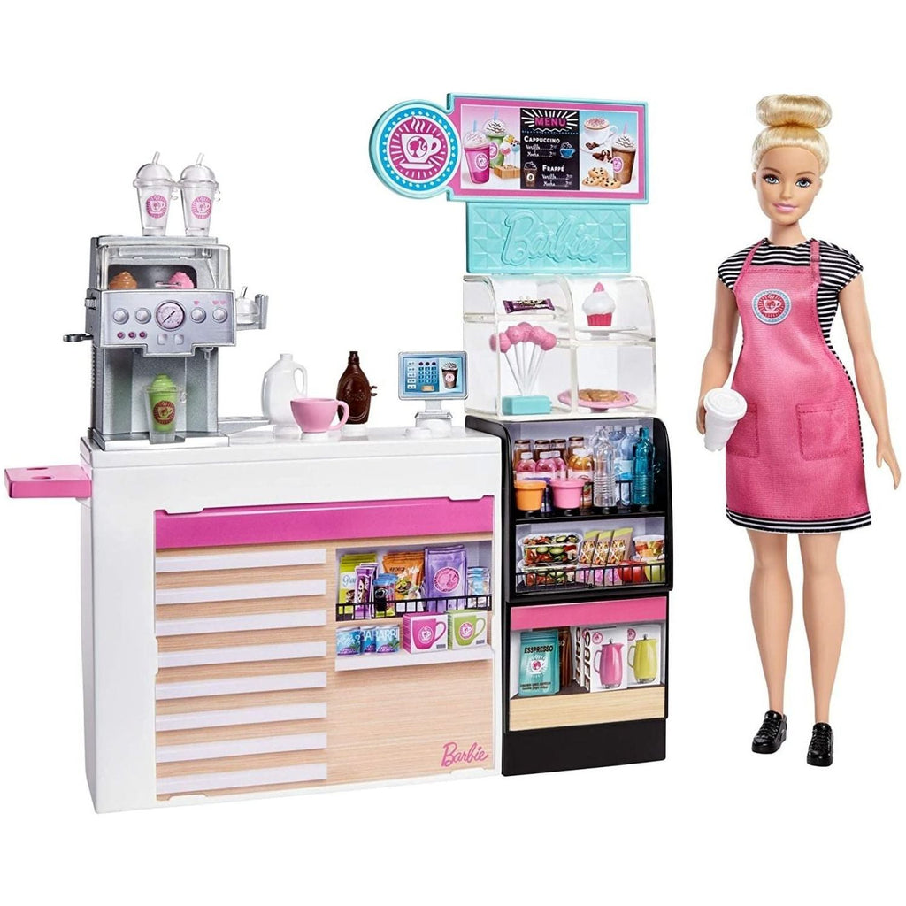 Light Gray Barbie Coffee Shop Gmw03 TOYZOONA LIMITED barbie-coffee-shop-gmw03-toyzoona-1.jpg Dolls and Playsets