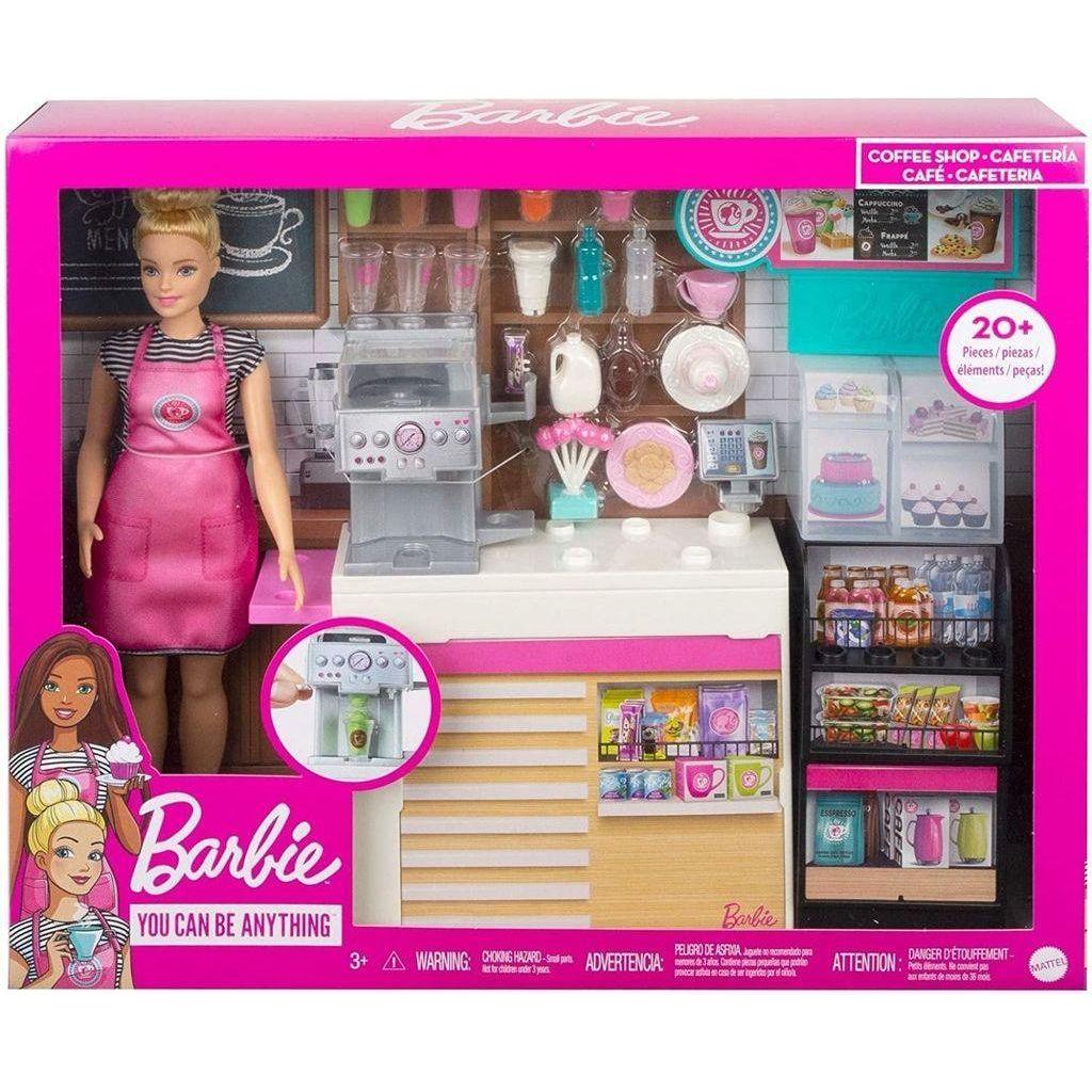Gray Barbie Coffee Shop Gmw03 TOYZOONA LIMITED barbie-coffee-shop-gmw03-toyzoona-5.jpg Dolls and Playsets