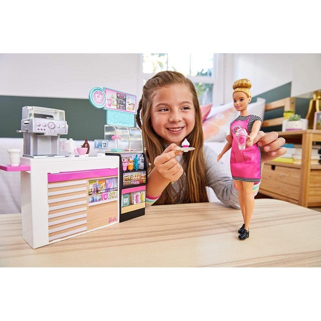 Light Gray Barbie Coffee Shop Gmw03 TOYZOONA LIMITED barbie-coffee-shop-gmw03-toyzoona-6.jpg Dolls and Playsets