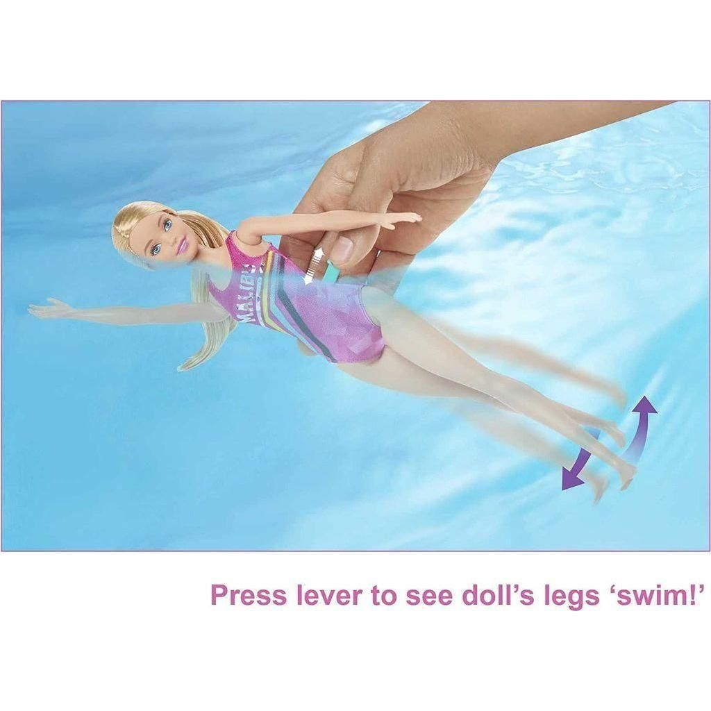 Buy Barbie Swim and Dive Doll That Adds Poolside Play