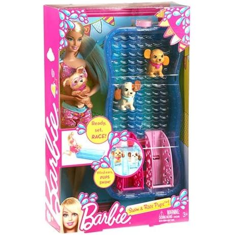 Light Gray Barbie Swim N Race Pups X8404 TOYZOONA LIMITED barbie-swim-n-race-pups-x8404-toyzoona-1.jpg