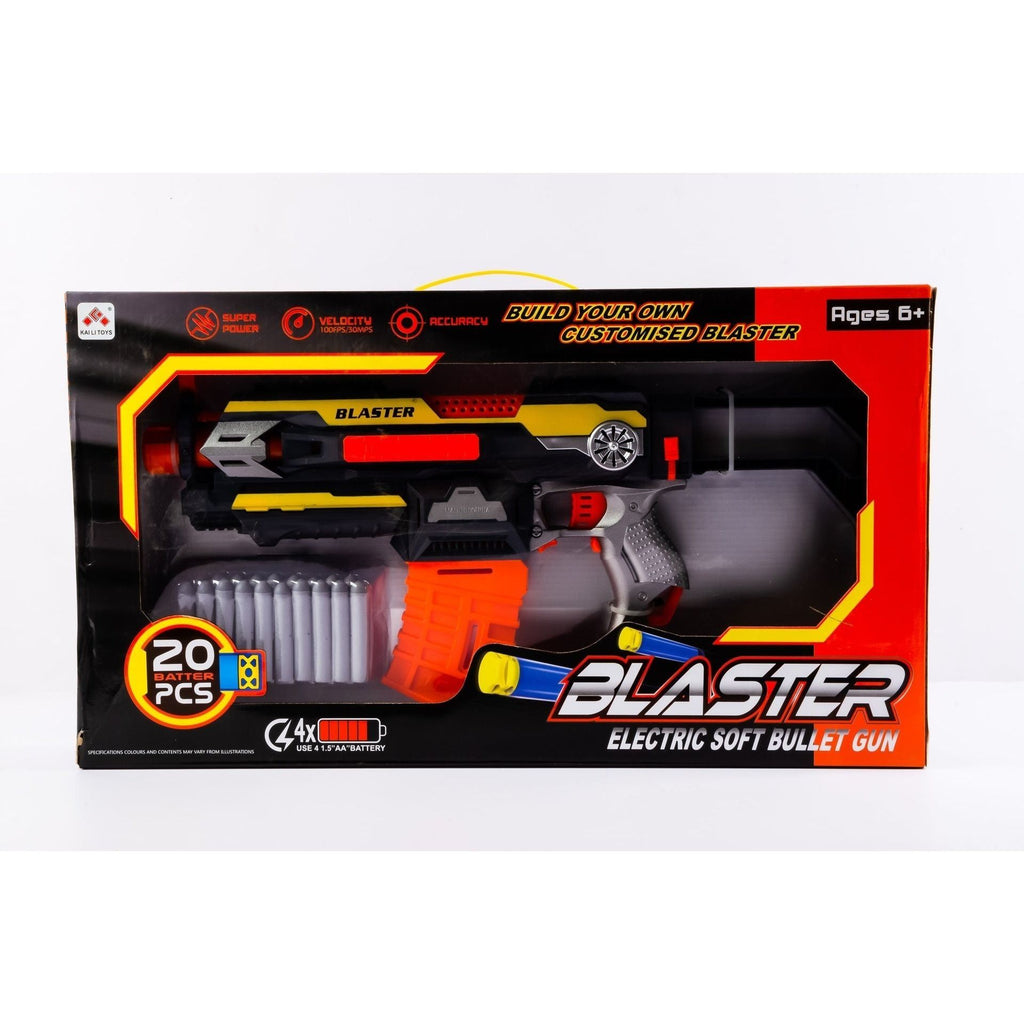 Black Blaster Ele Gun SB409 - Electric Soft Bullet Blaster Toyzoona blaster-ele-gun-sb-409-toyzoona-1.jpg Battling Toys