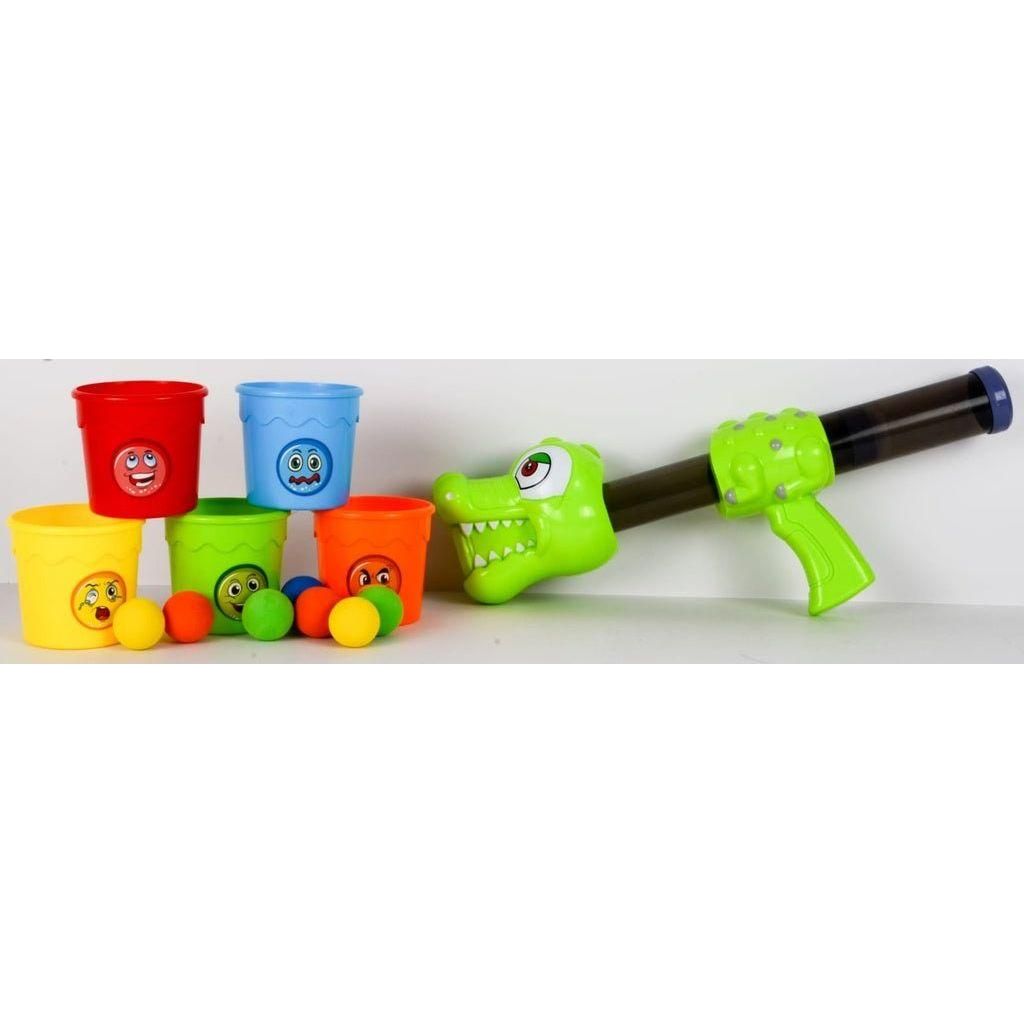 Light Gray Bullet Shooter Crocodile Gun - Kids Fun Blaster (Model No.) Toyzoona bullet-shooter-crocodile-gun-toyzoona-2.jpg Battling Toys