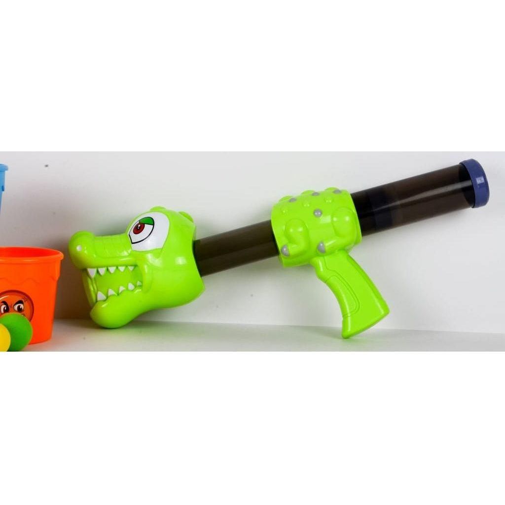 Light Gray Bullet Shooter Crocodile Gun - Kids Fun Blaster (Model No.) Toyzoona bullet-shooter-crocodile-gun-toyzoona-3.jpg Battling Toys