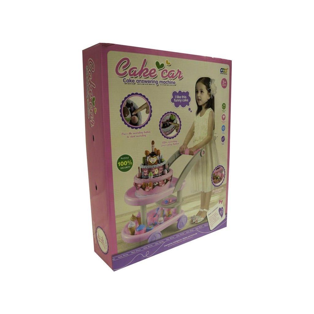 Dim Gray Cake Cart Music Toyzoona cake-cart-music-toyzoona-3.jpg Pretend Play and Play Sets