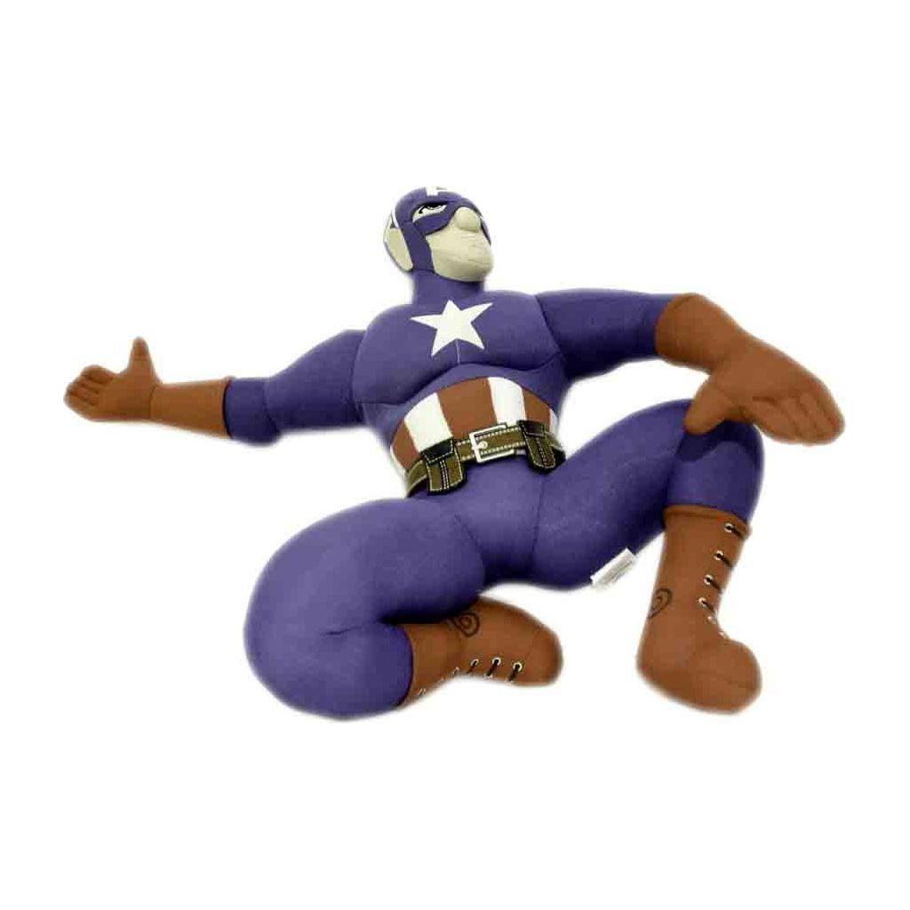 Dim Gray Captain America Setting Soft Toy Toyzoona captain-america-setting-soft-toy-toyzoona-2.jpg Plush
