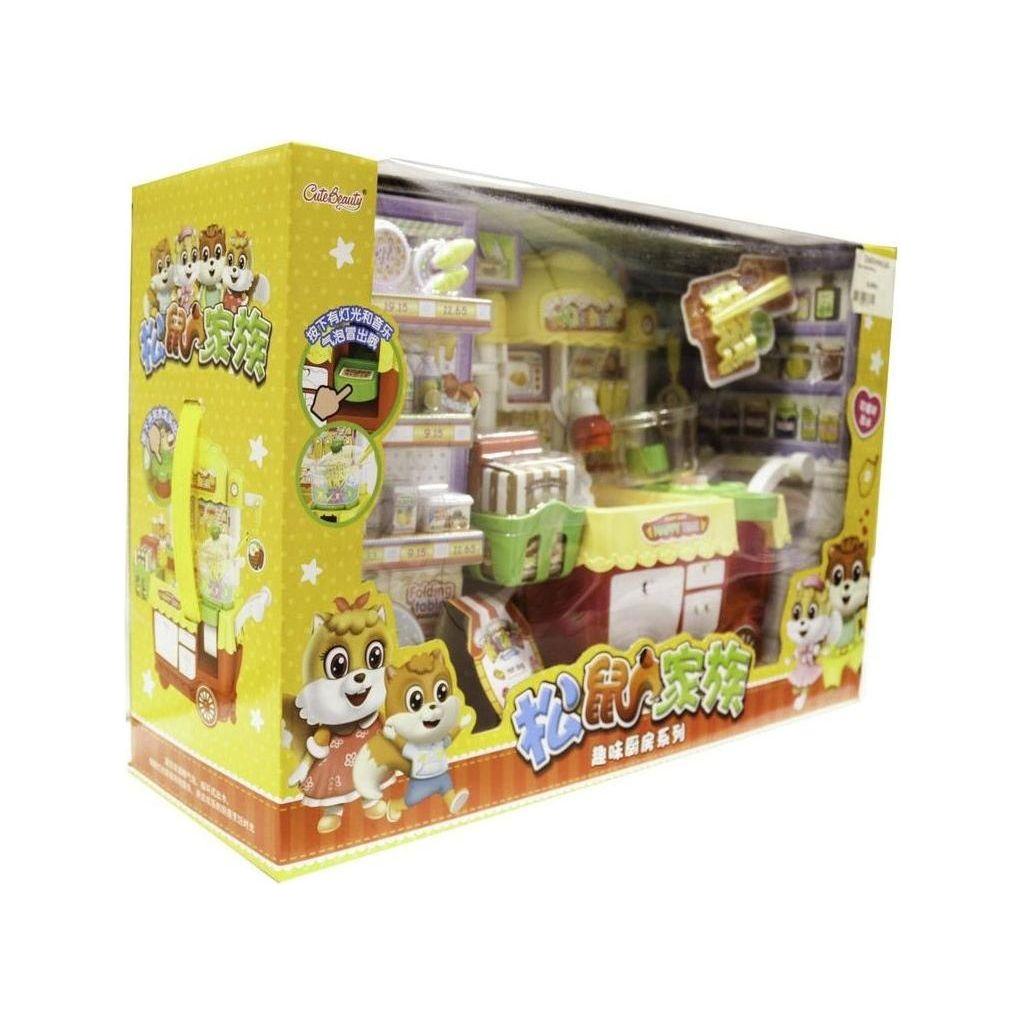 Dark Khaki Cart And Shop Toyzoona cart-and-shop-toyzoona-3.jpg Pretend Play and Play Sets