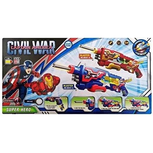 Light Gray Civil War Blaster Gun SB 351 - Classic Battle Foam Blaster Toyzoona civil-war-blaster-gun-sb-351-toyzoona-3.jpg Battling Toys