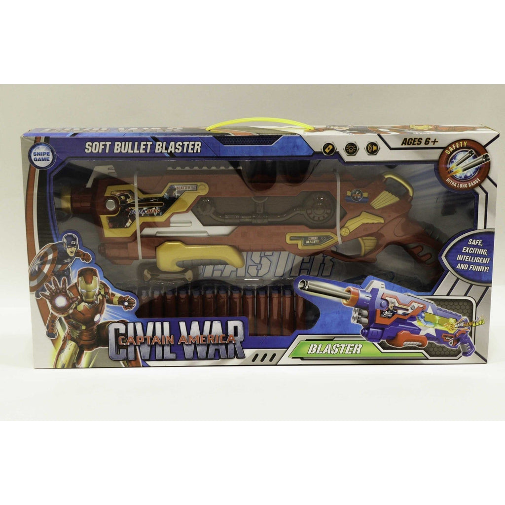 Light Gray Civil War Super Hero Blaster Gun - Action Play (Model No.) Toyzoona civil-war-super-hero-blaster-gun-toyzoona.jpg Battling Toys