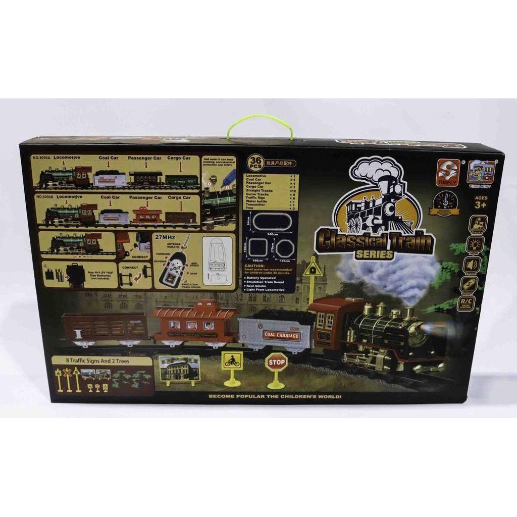 Dark Slate Gray Classical Train With Remote Toyzoona classical-train-with-remote-toyzoona-2.jpg Vehicle and Remote Control