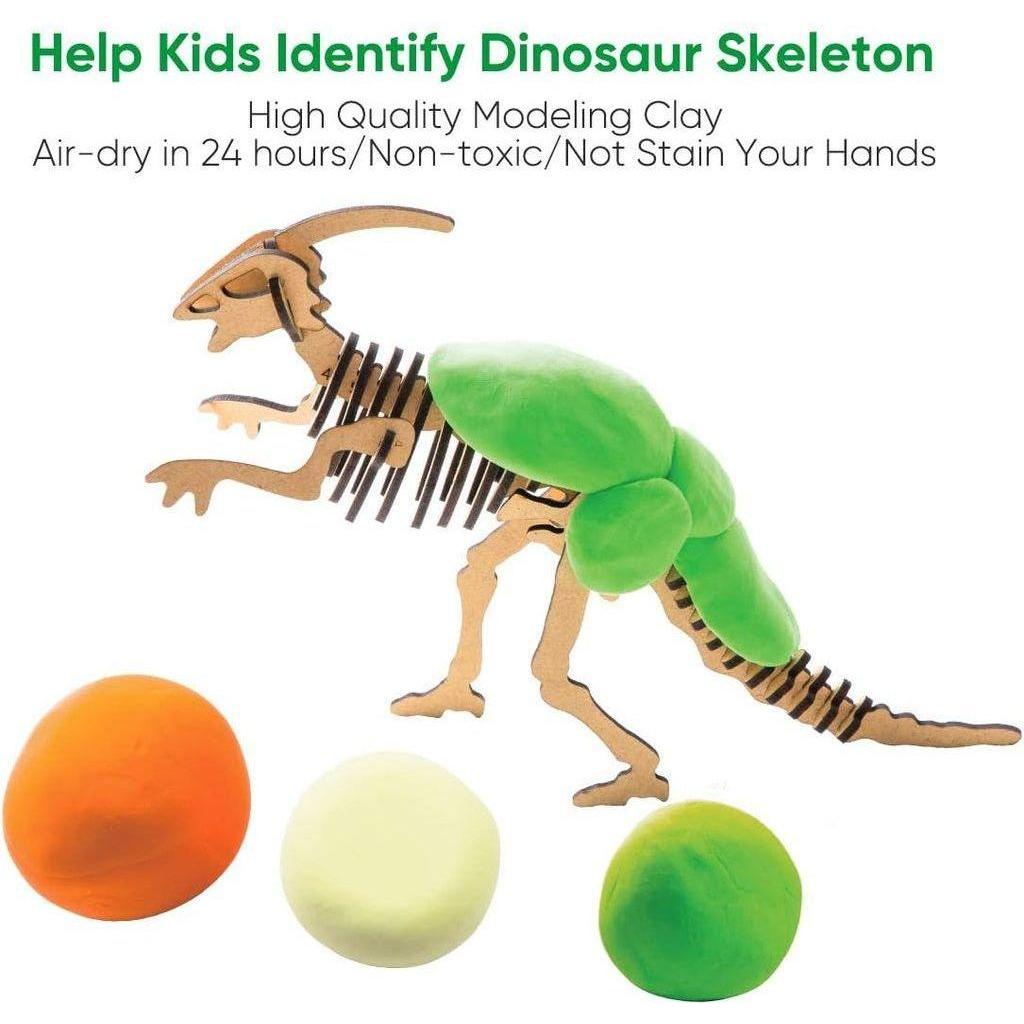 Sea Green Dinosaur Parasaurolophus Moulding Toyzoona dinosaur-parasaurolophus-moulding-toyzoona-2.jpg Stationary, Arts and Crafts