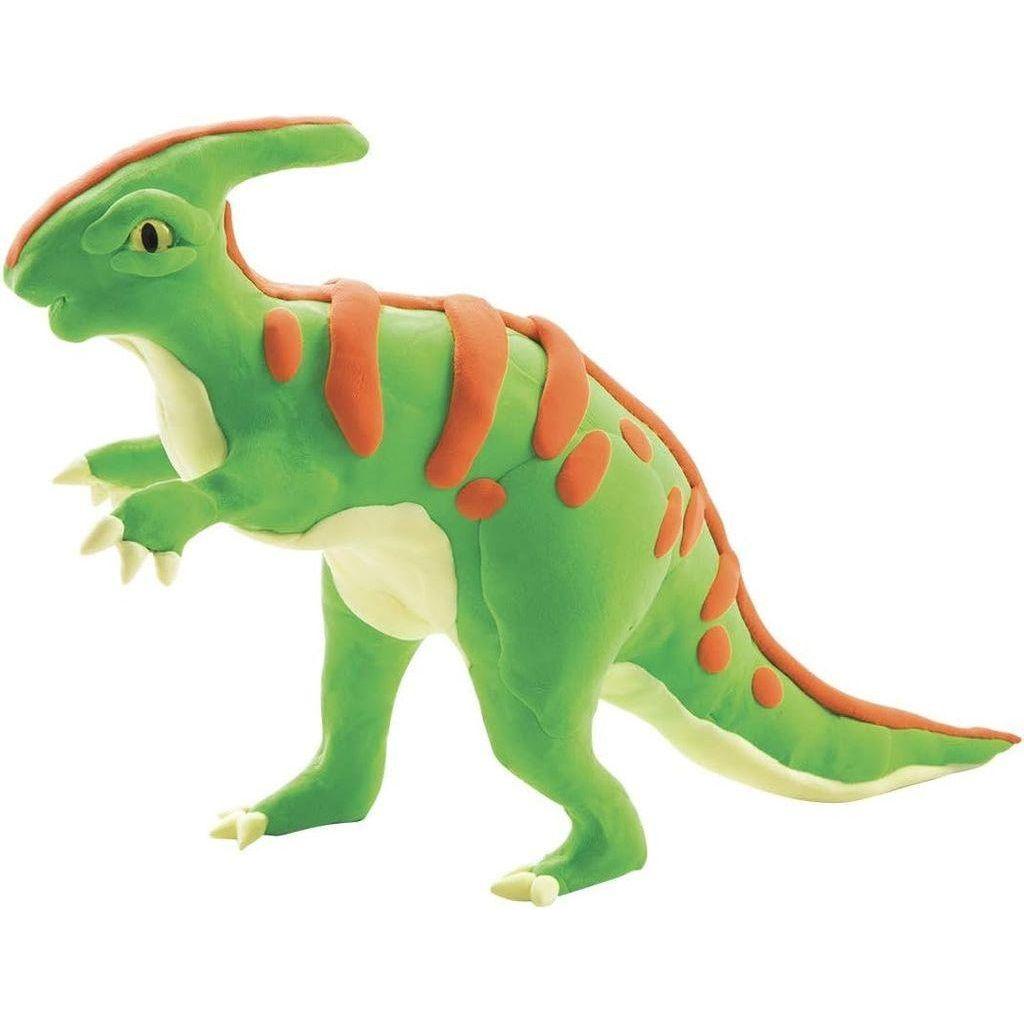 Yellow Green Dinosaur Parasaurolophus Moulding Toyzoona dinosaur-parasaurolophus-moulding-toyzoona-3.jpg Stationary, Arts and Crafts