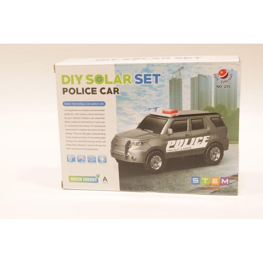 Antique White Diy Solar Police Car 255 Toyzoona diy-solar-police-car-255-toyzoona-3.jpg Vehicle and Remote Control