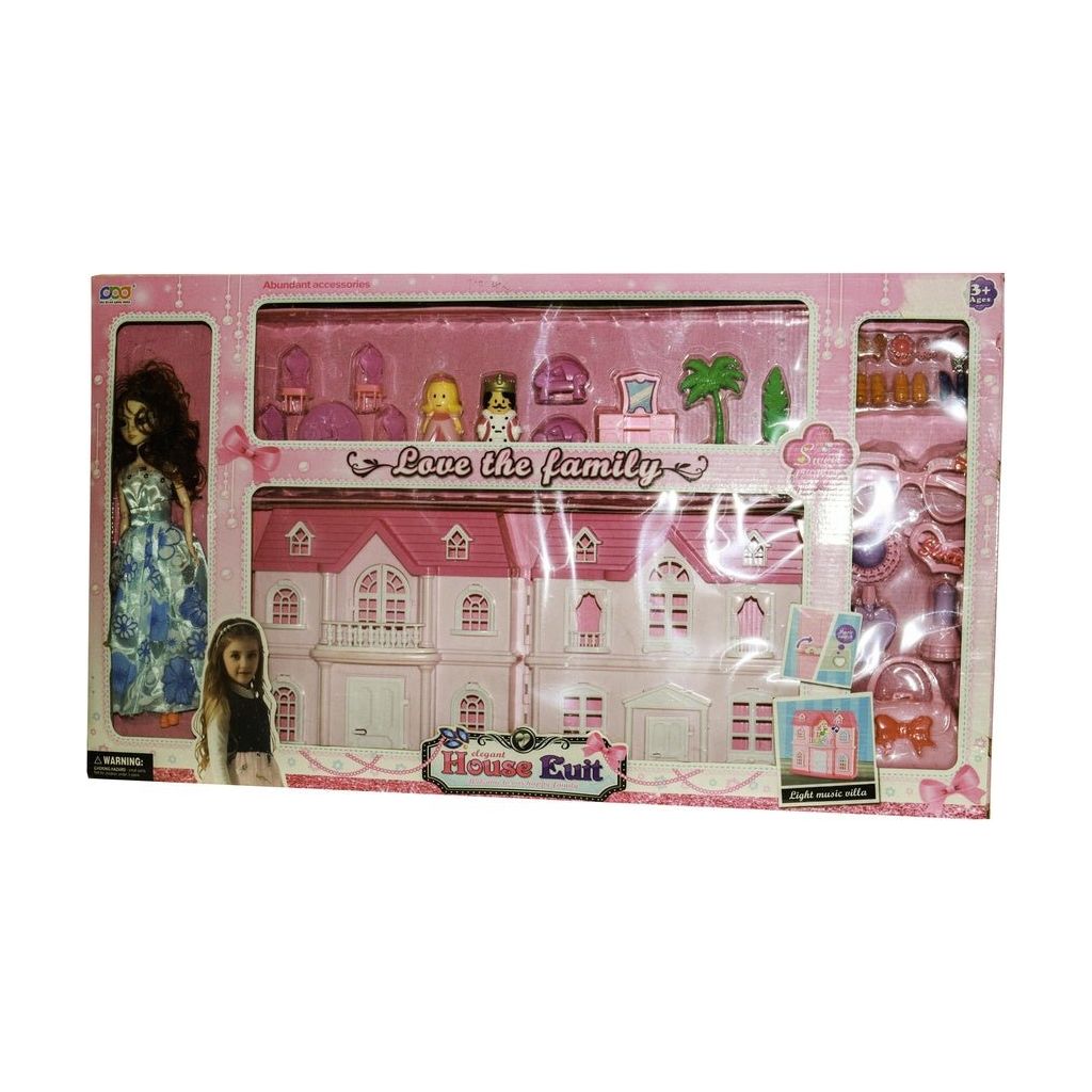 Rosy Brown Elegant House Playset Toyzoona elegant-house-playset-toyzoona-3.jpg