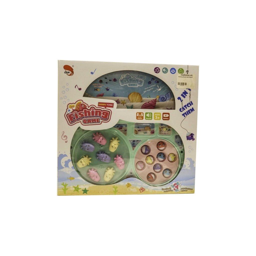 Rosy Brown Fishing Game With Squid Toyzoona fishing-game-with-squid-toyzoona-3.jpg Pretend Play and Play Sets