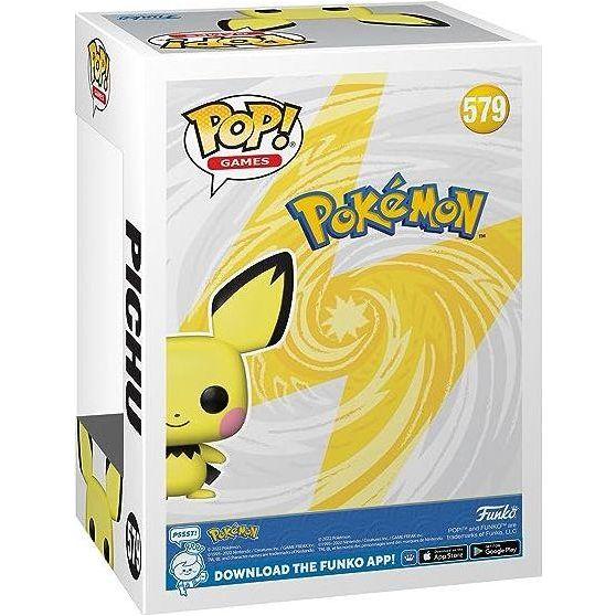 Light Gray Funko Pop Games Pokemon Pichu THE DREAM FACTORY funko-pop-games-pokemon-pichu-toyzoona-2.jpg