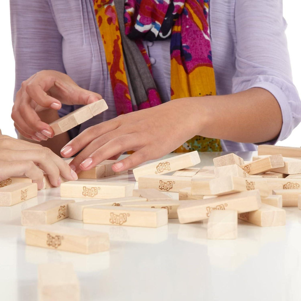 Light Gray Hasbro Classic Jenga Toyzoona hasbro-classic-jenga-toyzoona-2.jpg Games and Puzzles
