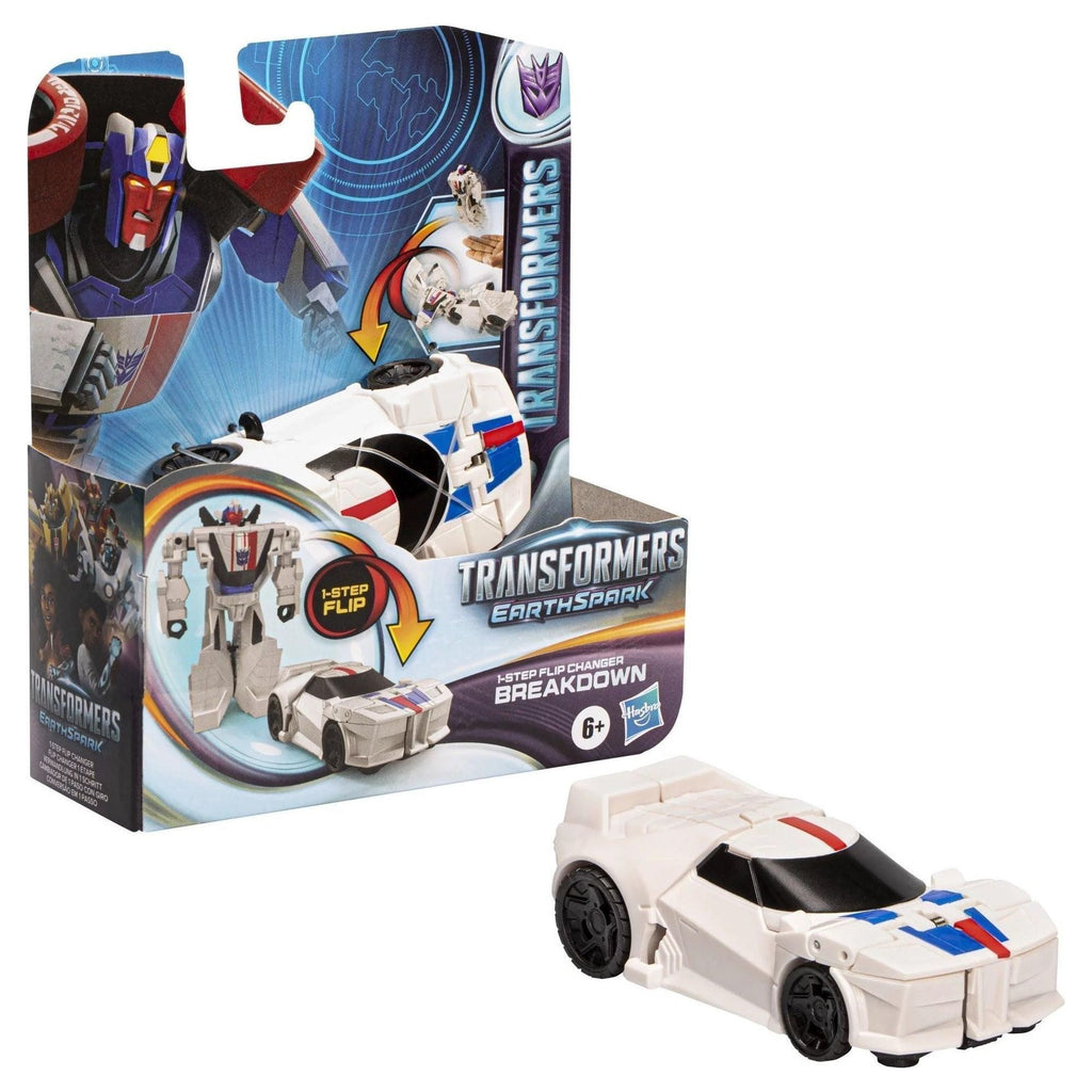 Light Gray Hasbro Transformers Earthspark Breakdown - New Series Bot Figure THE DREAM FACTORY hasbro-transformers-earthspark-breakdown-toyzoona-1.jpg Action Toys