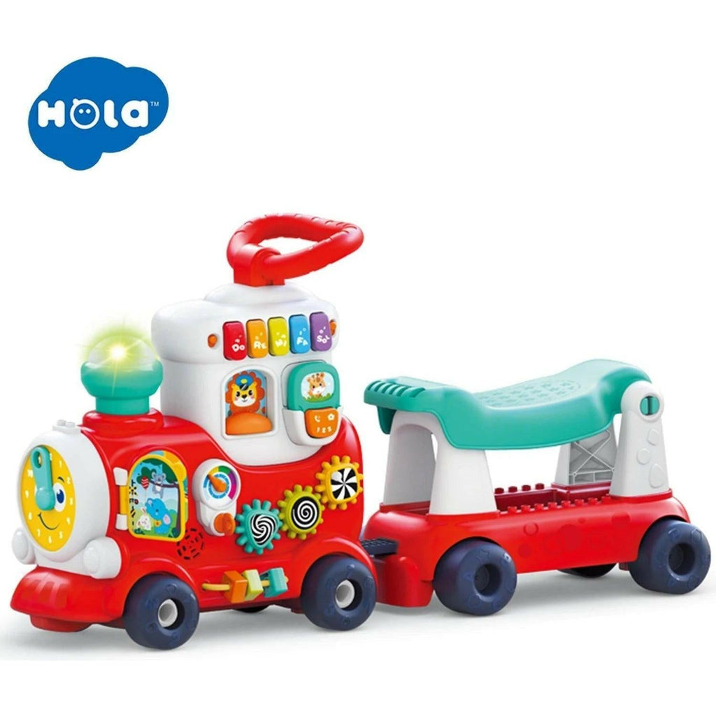 Sea Green Hola 4 In 1 Baby Smart Train E8990 TOYZOONA LIMITED hola-4-in-1-baby-smart-train-e8990-toyzoona-1.jpg Infant Toys
