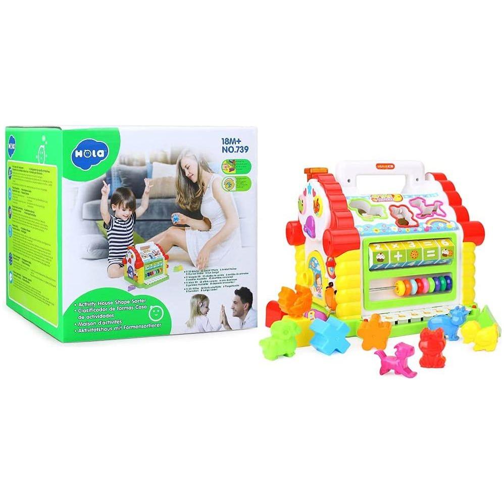 Medium Sea Green Hola Activity House Shape 739 Toyzoona hola-activity-house-shape-739-toyzoona.jpg Infant Toys