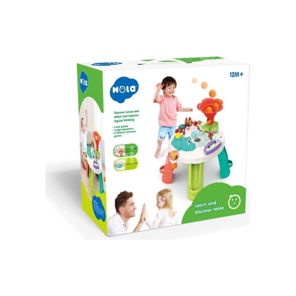 Sea Green Hola Learn And Discover Table E8999 TOYZOONA LIMITED hola-learn-and-discover-table-e8999-toyzoona-1.jpg Infant Toys