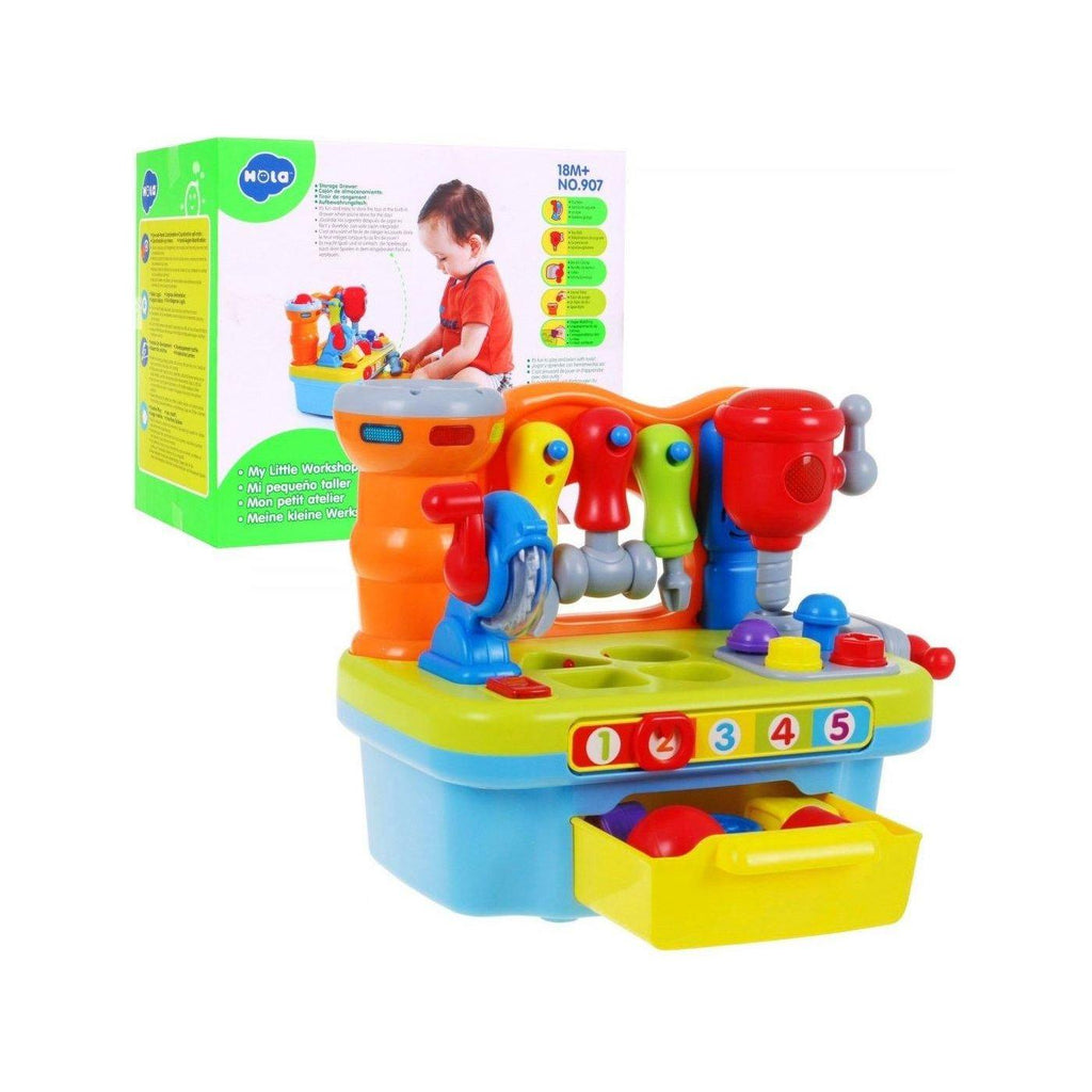 Cadet Blue Hola My Little Workshop 907 TOYZOONA LIMITED hola-my-little-workshop-907-toyzoona-1.jpg Infant Toys