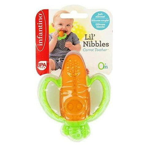 Wheat Infantino Good Bites Carrot Teether Playful Chew Toy For Toddlers PEEKABOO EXPERIENCE STORE infantino-good-bites-carrot-toyzoona-1.jpg Infant Toys